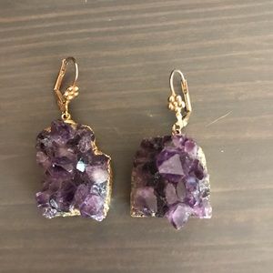 Anthropologie stone earrings